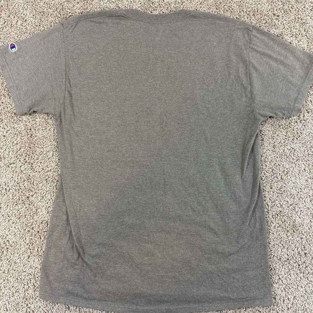 Champion Carolina Hurricanes NHL Graphic T Shirt Mens Medium Gray Hockey Tee EUC - Picture 2 of 6